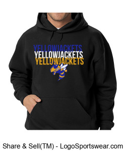 Yellowjackets Black Hoodie Design Zoom