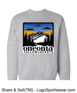 Yellowjacket Hills Crewneck Sweatshirt Design Zoom