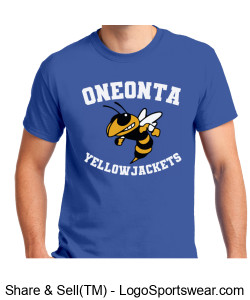 Oneonta Yellowjackets Logo T-shirt Design Zoom