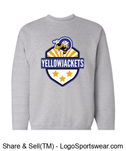 Yellowjackets Pull-Over Sweatshirt Design Zoom